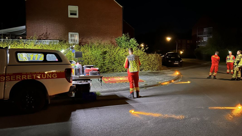 Start- und Ladeplatz der Drohne